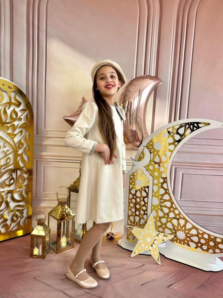 فستان “Paris Beige”